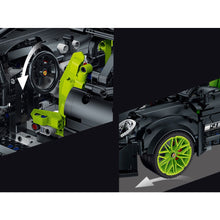 Load image into Gallery viewer, 2868PCS MOC Technic Speed Static Turbo S Super Racing Sports Car Model Toy Building Block Brick Gift Kids DIY Compatible Lego 1:8