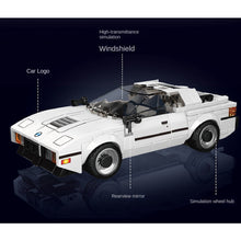 Load image into Gallery viewer, 342PCS MOC Technic Speed M1 Classic Racing Sports Car Model Toy Building Block Brick Gift Kids DIY Compatible Lego With Display Box