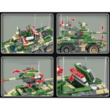 Load image into Gallery viewer, 872PCS Military WW2 2in1 EBRC 6x6 Armored Vehicle Figure Model Toy Building Block Brick Gift Kids DIY Compatible Lego