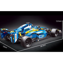 Load image into Gallery viewer, 1308PCS MOC Technic Speed Static Blue F1 Formula One Super Racing Sports Car Model Toy Building Block Brick Gift Kids DIY Compatible Lego 1:10