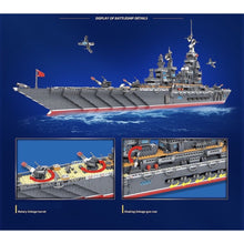 Load image into Gallery viewer, 3151PCS Military WW2 Large Heavy Battleship BH Figure Model Toy Building Block Brick Gift Kids DIY Compatible Lego