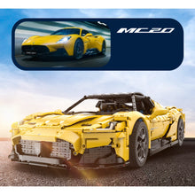 Load image into Gallery viewer, 3400PCS MOC Technic Speed Static MC20 Super Racing Sports Car Model Toy Building Block Brick Gift Kids DIY Compatible Lego 1:8