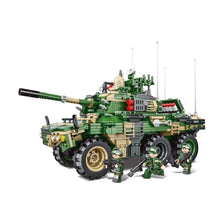 Load image into Gallery viewer, 872PCS Military WW2 2in1 EBRC 6x6 Armored Vehicle Figure Model Toy Building Block Brick Gift Kids DIY Compatible Lego