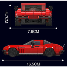 Load image into Gallery viewer, 332PCS MOC Technic Speed Corvette Super Racing Sports Car Model Toy Building Block Brick Gift Kids DIY Compatible Lego With Display Box