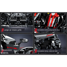 Load image into Gallery viewer, 3660PCS MOC Technic Speed Static Apollo Automobil Super Racing Sports Car Model Toy Building Block Brick Gift Kids DIY Compatible Lego 1:8