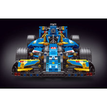 Load image into Gallery viewer, 1308PCS MOC Technic Speed Static Blue F1 Formula One Super Racing Sports Car Model Toy Building Block Brick Gift Kids DIY Compatible Lego 1:10