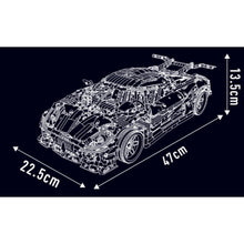 Load image into Gallery viewer, 3063PCS MOC Technic Speed Static Red Koniseg Super Racing Sports Car Model Toy Building Block Brick Gift Kids DIY Compatible Lego 1:10