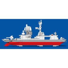 Load image into Gallery viewer, 416PCS Military 2in1 WW2 Type 054B Frigate Ship Mecha Robot Figure Model Toy Building Block Brick Gift Kids DIY Compatible Lego