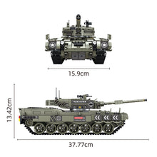 Load image into Gallery viewer, 1747PCS Military WW2 Leopard 2A4 Main Battle Tank Figure Model Toy Building Block Brick Gift Kids DIY Compatible Lego