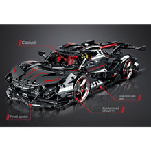 Load image into Gallery viewer, 3660PCS MOC Technic Speed Static Apollo Automobil Super Racing Sports Car Model Toy Building Block Brick Gift Kids DIY Compatible Lego 1:8