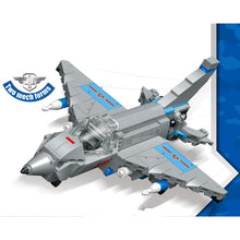Load image into Gallery viewer, 444PCS Military 2in1 WW2 J7 Chengdu Fishbed Air Fighter Aircraft Mecha Robot Figure Model Toy Building Block Brick Gift Kids DIY Compatible Lego