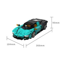 Load image into Gallery viewer, 1589PCS MOC Technic Speed Static Aurora SP3 Super Racing Sports Car Model Toy Building Block Brick Gift Kids DIY Compatible Lego 1:14