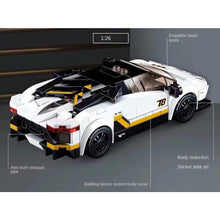 Load image into Gallery viewer, 276PCS MOC Technic Speed Super Racing Sports Car Figure Model Toy Building Block Brick Gift Kids DIY Compatible Lego 1:26