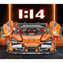 Load image into Gallery viewer, 1074PCS MOC Technic Speed Static Orange 720S Super Racing Sports Car Model Toy Building Block Brick Gift Kids DIY Compatible Lego 1:14