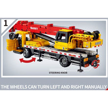 Load image into Gallery viewer, 991PCS MOC City Construction Technic SANY Crane Truck STC120T5 Model Toy Building Block Brick Gift Kids DIY Compatible Lego