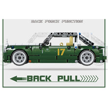Load image into Gallery viewer, 485PCS MOC Technic Speed RR Racing Sports Car Pull Back Model Toy Building Block Brick Gift Kids DIY Compatible Lego