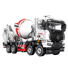 Load image into Gallery viewer, 2021PCS MOC Technic Static Concrete Mixer Truck Model Toy Building Block Brick Gift Kids DIY Compatible Lego