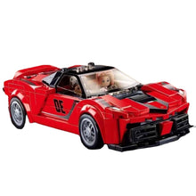 Load image into Gallery viewer, 262PCS MOC Technic Speed Red Super Racing Sports Car Figure Model Toy Building Block Brick Gift Kids DIY Compatible Lego