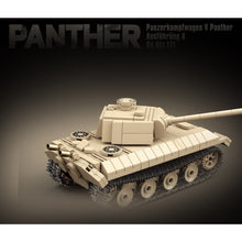 Load image into Gallery viewer, 472PCS Military WW2 Panther Medium Tank Sd.Kfz.171 Figure Model Toy Building Block Brick Gift Kids DIY Compatible Lego