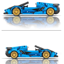 Load image into Gallery viewer, 398PCS MOC Technic Speed Pull Back Sian Super Racing Sports Car Model Toy Building Block Brick Gift Kids DIY Compatible Lego 1:18