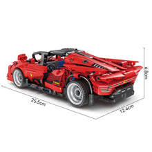 Load image into Gallery viewer, 501PCS MOC Technic Speed Racing Sports Car Pull Back Model Toy Building Block Brick Gift Kids DIY Compatible Lego