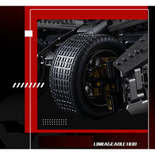 Load image into Gallery viewer, 2830PCS MOC Technic Speed Static Rambom The Dark Knight Large Batmobile Car Model Toy Building Block Brick Gift Kids DIY Compatible Lego 1:8
