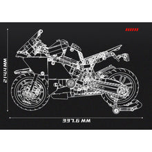 Load image into Gallery viewer, 811PCS MOC Technic Speed CBR Racing Sports Motorcycle Motor Bike Model Toy Building Block Brick Gift Kids DIY Compatible Lego