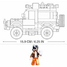 Load image into Gallery viewer, 288PCS MOC Technic Speed Yellow ORV Safari SUV Off Road Vehicle 4x4 Car Figure Model Toy Building Block Brick Gift Kids DIY Compatible Lego