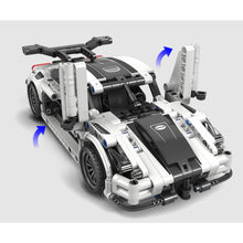 Load image into Gallery viewer, 392PCS MOC Technic Speed Pull Back Super Racing Sports Car Model Toy Building Block Brick Gift Kids DIY Compatible Lego 1:18