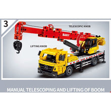 Load image into Gallery viewer, 991PCS MOC City Construction Technic SANY Crane Truck STC120T5 Model Toy Building Block Brick Gift Kids DIY Compatible Lego
