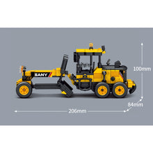 Load image into Gallery viewer, 451PCS MOC City Construction Technic SANY Road Grader Figure Scene Model Toy Building Block Brick Gift Kids DIY Compatible Lego
