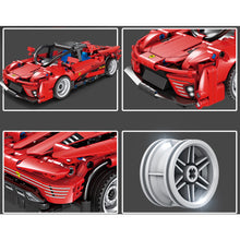 Load image into Gallery viewer, 501PCS MOC Technic Speed Racing Sports Car Pull Back Model Toy Building Block Brick Gift Kids DIY Compatible Lego