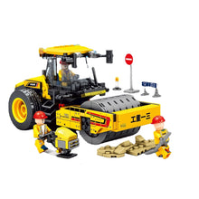 Load image into Gallery viewer, 423PCS MOC City Construction Technic SANY Road Roller Figure Scene Model Toy Building Block Brick Gift Kids DIY Compatible Lego