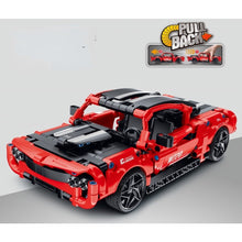 Load image into Gallery viewer, 548PCS MOC Technic Speed Pull Back SRT Challenger Super Racing Sports Car Model Toy Building Block Brick Gift Kids DIY Compatible Lego