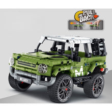 Load image into Gallery viewer, 568PCS MOC Technic Speed Pull Back Defender SUV Off Road Vehcile Car Model Toy Building Block Brick Gift Kids DIY Compatible Lego