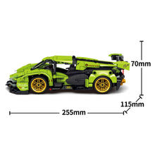 Load image into Gallery viewer, 668PCS MOC Technic Speed Pull Back V12 Super Racing Sports Car Model Toy Building Block Brick Gift Kids DIY Compatible Lego 1:16