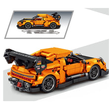 Load image into Gallery viewer, 702PCS MOC Technic Speed Pull Back 964 Super Racing Sports Car Model Toy Building Block Brick Gift Kids DIY Compatible Lego 1:16