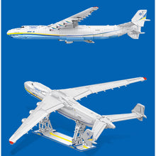 Load image into Gallery viewer, 5350PCS MOC Military Large Antonov An-225 Mriya Cossack Transport Aircraft Airplane Model Toy Building Block Brick Gift Kids DIY Set New Stand 1:84 Compatible Lego
