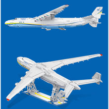 Load image into Gallery viewer, 5350PCS MOC Military Large Antonov An-225 Mriya Cossack Transport Aircraft Airplane Model Toy Building Block Brick Gift Kids DIY Set New Stand 1:84 Compatible Lego