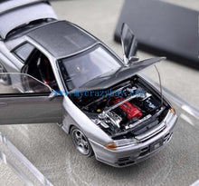 Load image into Gallery viewer, FH 1:64 Gray Skyline GTR R32 S-Tune Nismo Sports Model Diecast Metal Car New Collection
