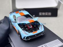 Load image into Gallery viewer, LT 1:64 Blue Gulf 812 Novitec N-Largo Racing Sport Model Diecast Metal Car New Collection

