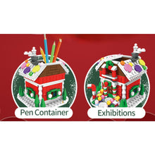 Load image into Gallery viewer, 323PCS MOC Christmas Gingerbread House Pen Holder Container Model Toy Building Block Brick Gift Kids Compatible Lego
