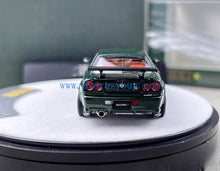 Load image into Gallery viewer, PGM 1:64 Green Skyline GTR R34 Z-Tune Round Sports Model Diecast Metal Car New Collection
