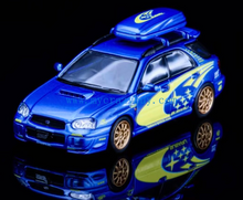 Load image into Gallery viewer, 1:64 Furuya Blue Rally Impreza WRX STI VIII 8 Wagon Model Diecast Metal Car
