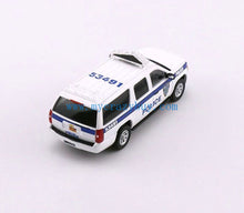 Load image into Gallery viewer, 1:64 596Mode White Port NY Police Suburban SUV Model Diecast Metal Car New Collection
