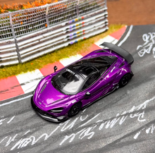 Load image into Gallery viewer, Minigt 1:64 Purple 720s LBWK Sports Model Diecast Metal Car New Collection
