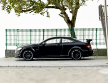 Load image into Gallery viewer, Tarmac 1:64 Black Benz C63 AMG Coupe Sports Model Diecast Metal Car New Collection
