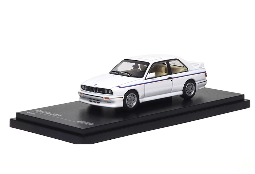 AR 1:64 White M3 E30 Coupe Sports Model Diecast Metal Car New Collection