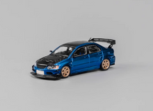 Load image into Gallery viewer, CM 1:64 Blue Carbon Lancer Evo 9 IX Voltex Sports Model Diecast Metal Car New Collection
