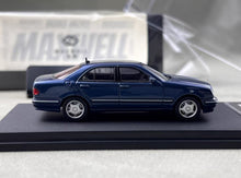 Load image into Gallery viewer, Maxwell 1:64 Blue E320 W210 Classic Sedan Sports Model Diecast Metal Car New Collection
